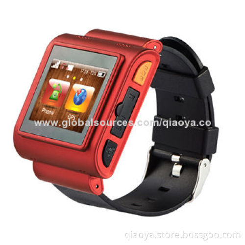 Wearable Smart GPS Watch Phone with GPS Location, Heartrate Monitor